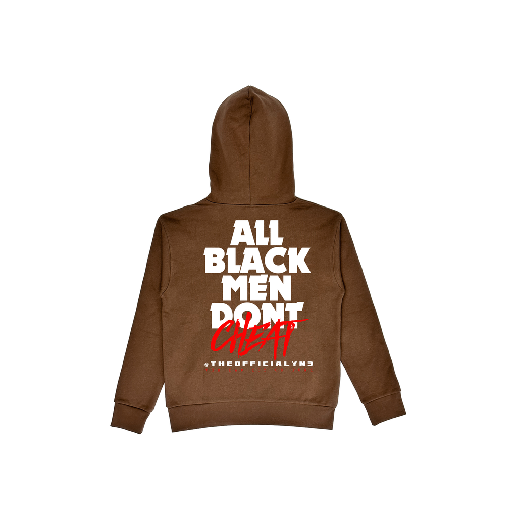 YN3 - All Men Don't Cheat - Brown Hoodie